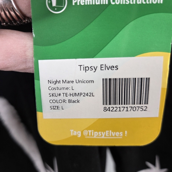 Tipsy Elves NWT Night Mare Unicorn Costume Men's Large ski costume Pajamas - Picture 15 of 15